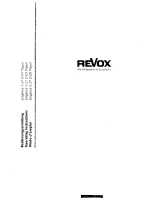 Revox S-27-Owners-Manual